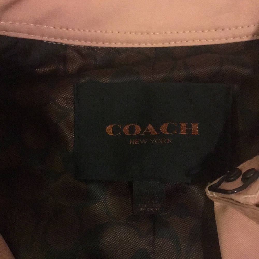 Pink Coach Trench-coat - Picture 2 of 3